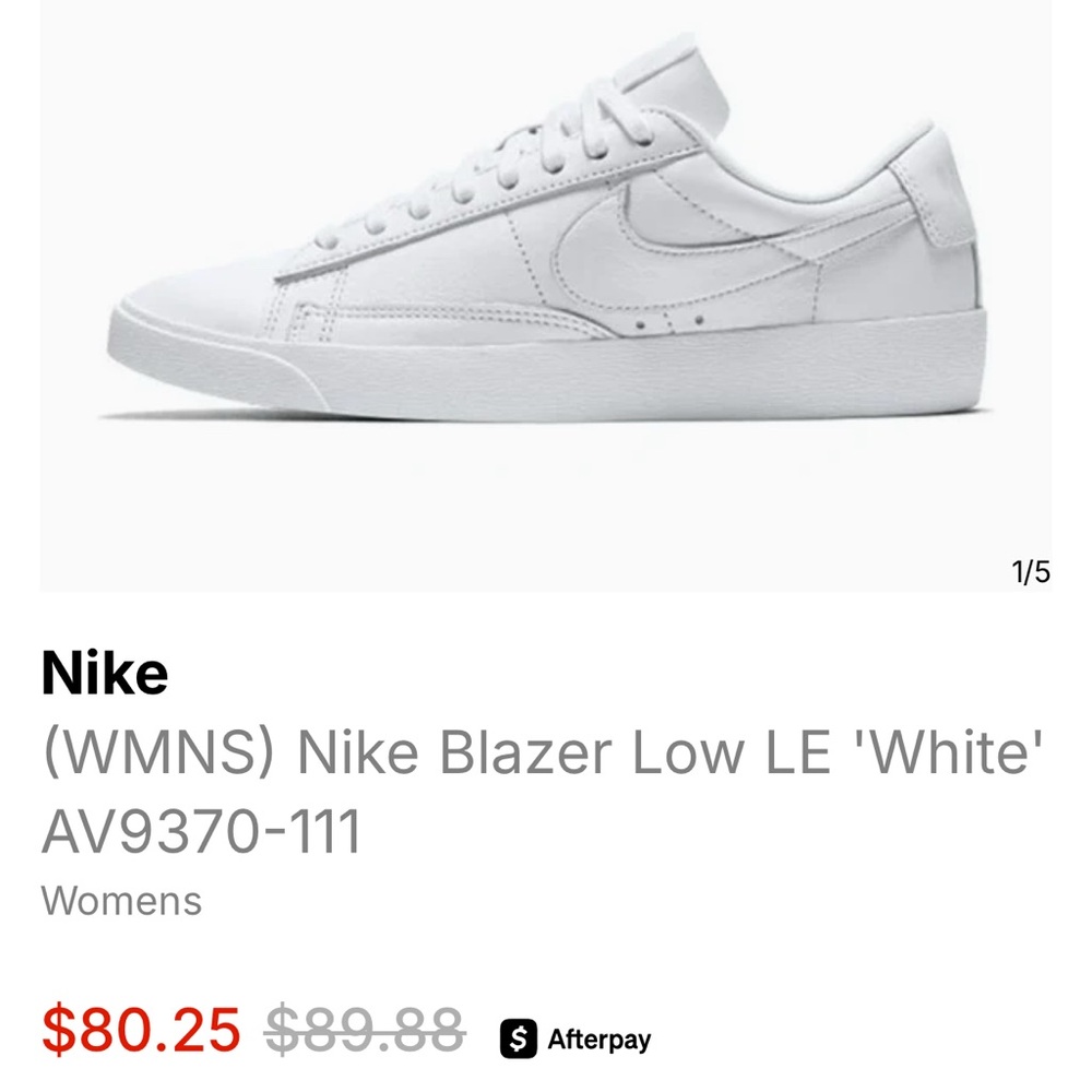 Nike Blazer Low LE in Crisp White